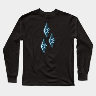 Neon Cutie Mark - Rarity Long Sleeve T-Shirt